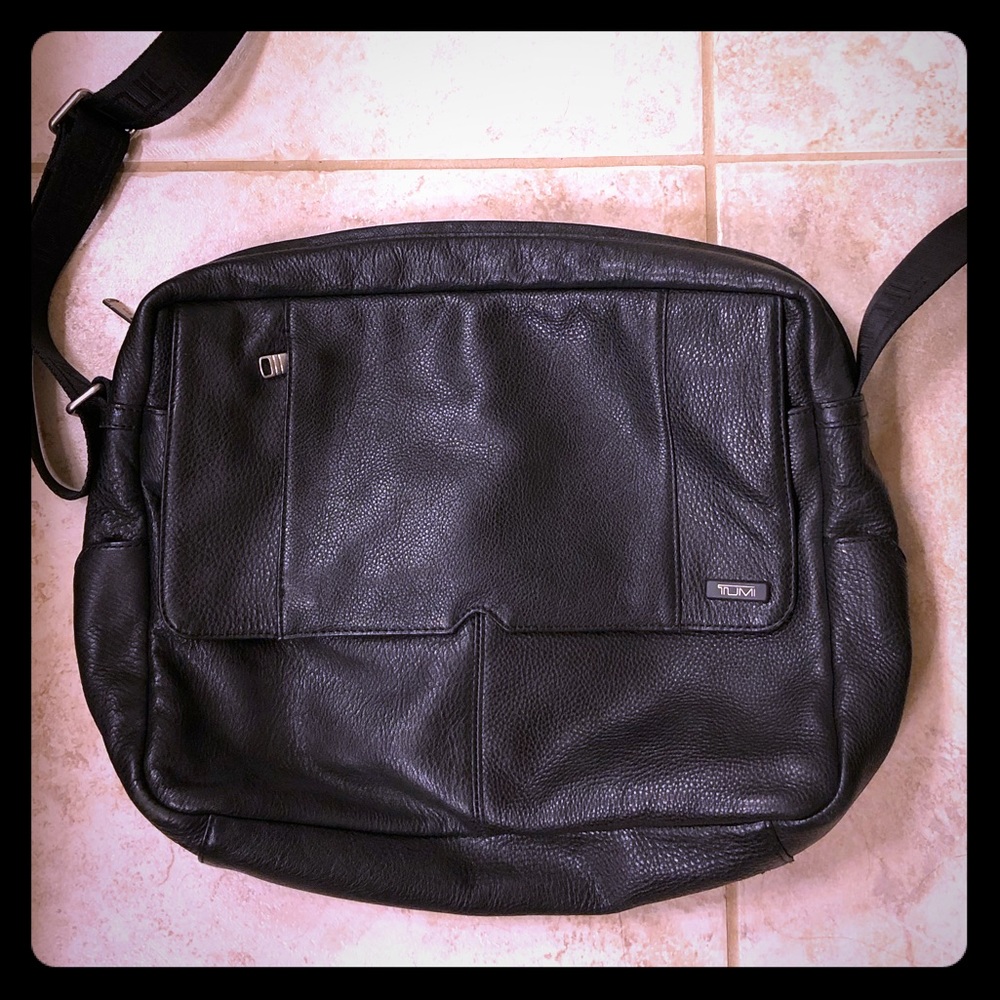 Tumi Leather Laptop Bag